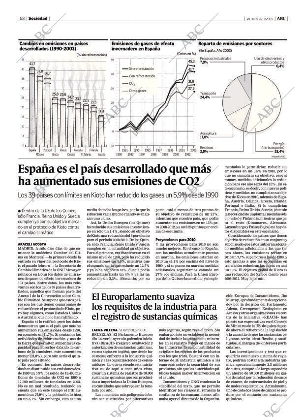 ABC MADRID 18-11-2005 página 58