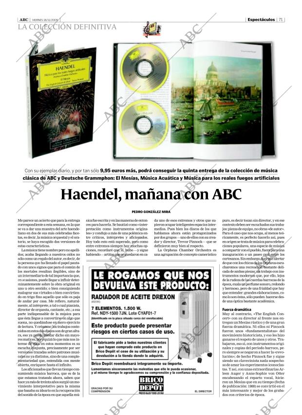 ABC SEVILLA 18-11-2005 página 71