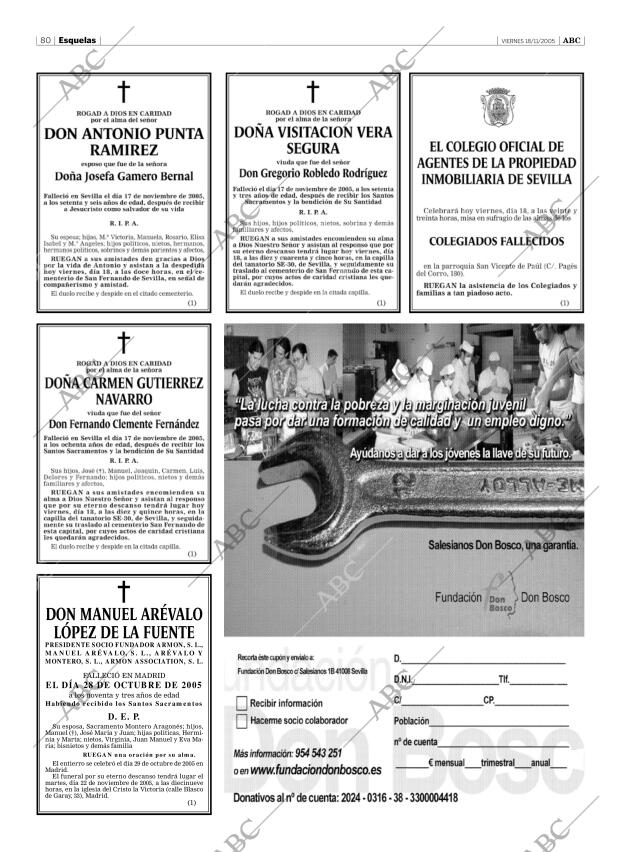 ABC SEVILLA 18-11-2005 página 80