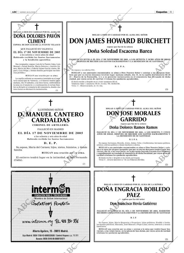 ABC SEVILLA 18-11-2005 página 81