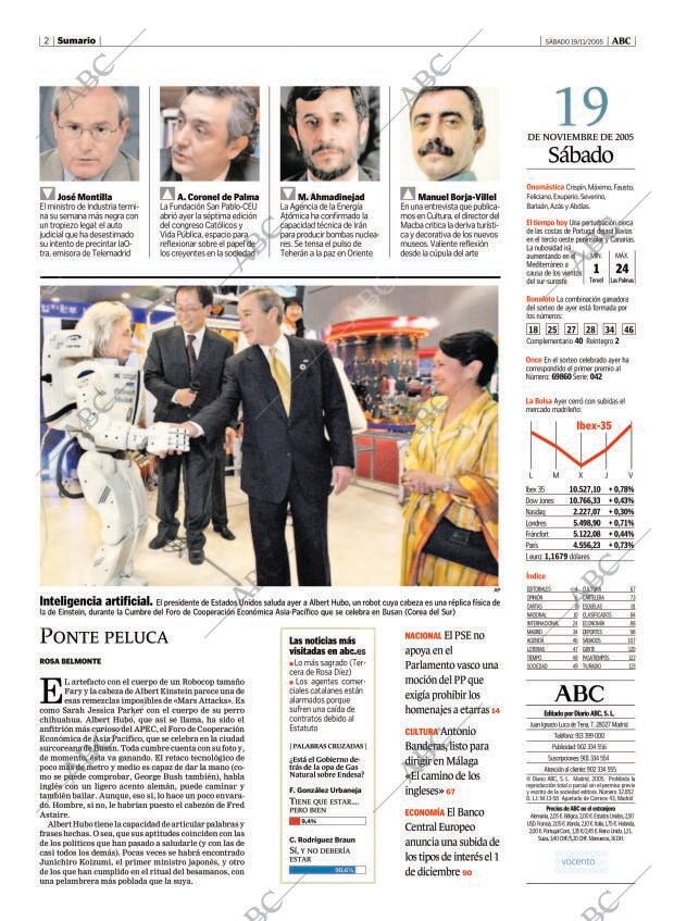 ABC MADRID 19-11-2005 página 2