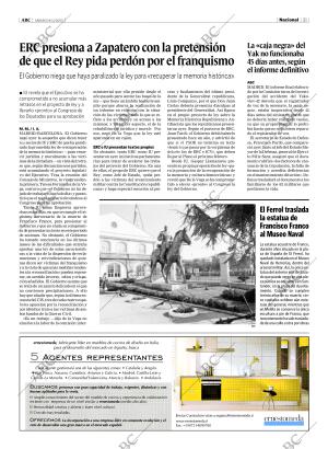 ABC MADRID 19-11-2005 página 21