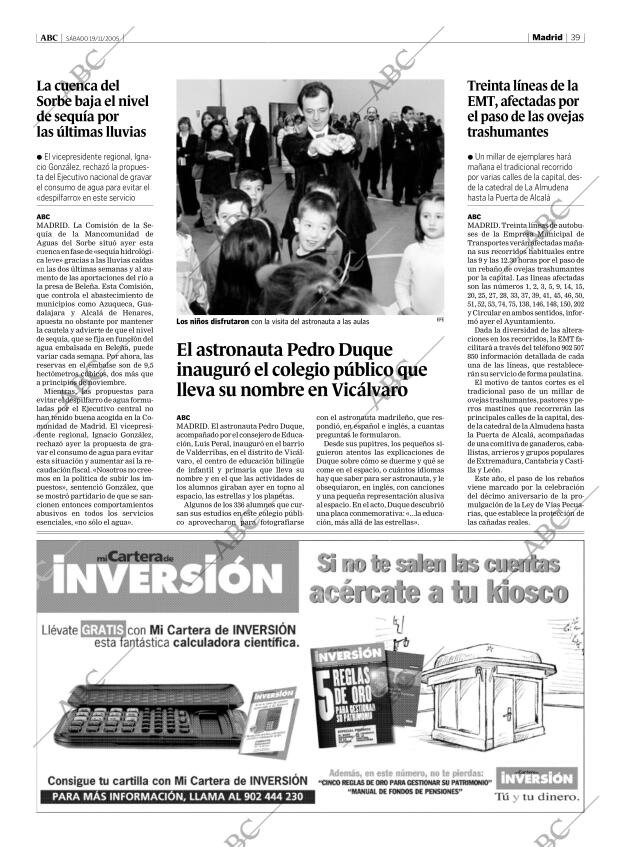 ABC MADRID 19-11-2005 página 39