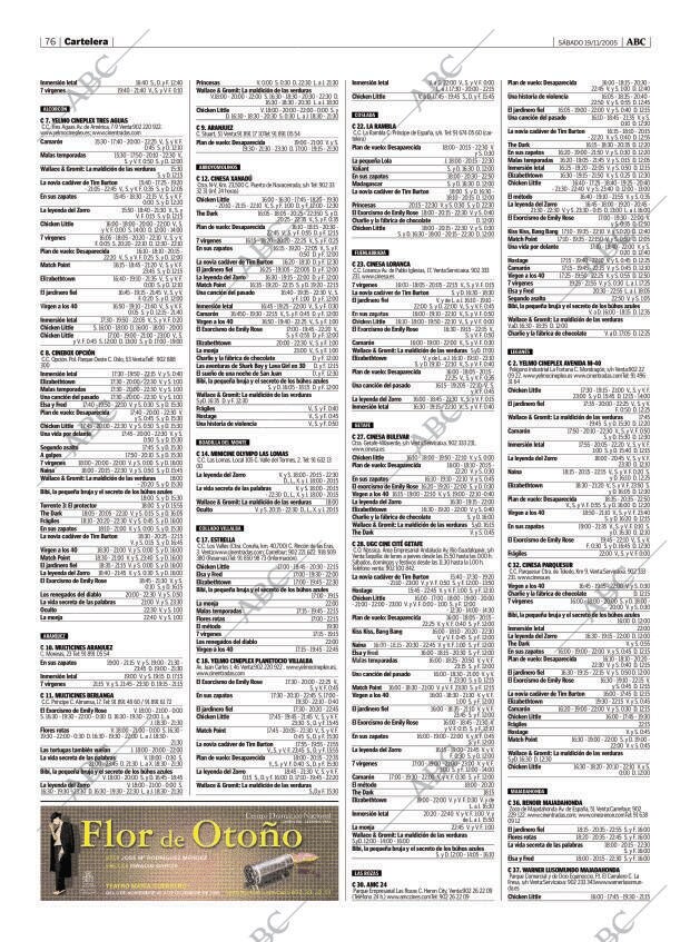ABC MADRID 19-11-2005 página 76