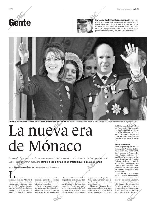ABC MADRID 20-11-2005 página 100