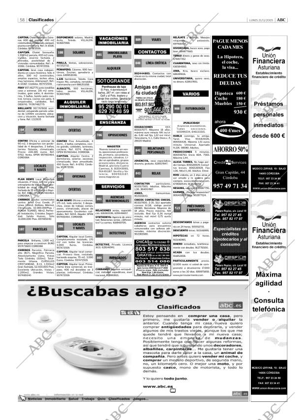 ABC CORDOBA 21-11-2005 página 58