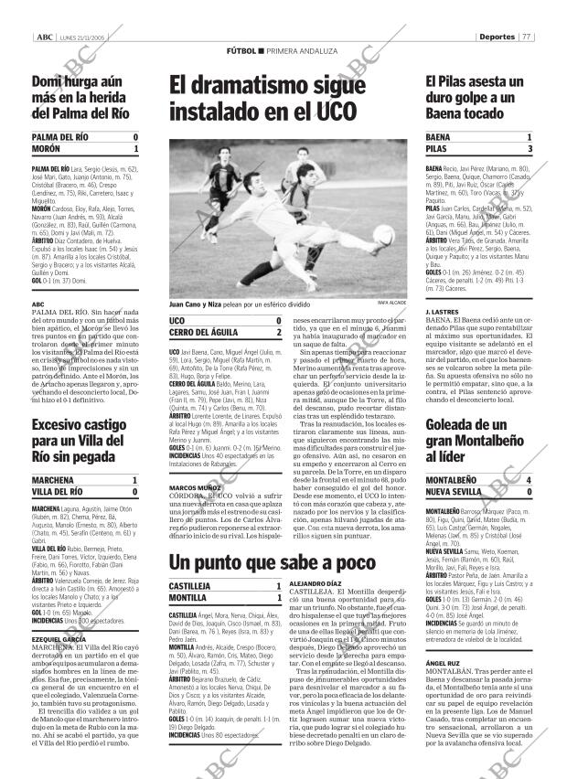 ABC CORDOBA 21-11-2005 página 77