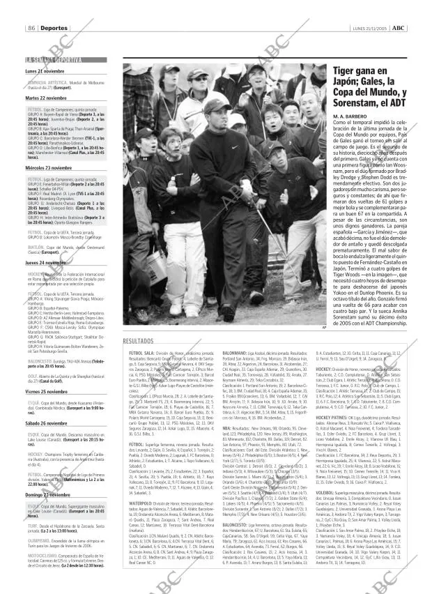 ABC CORDOBA 21-11-2005 página 86