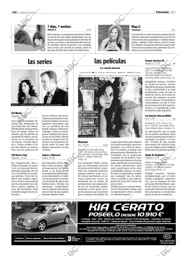 ABC CORDOBA 21-11-2005 página 93