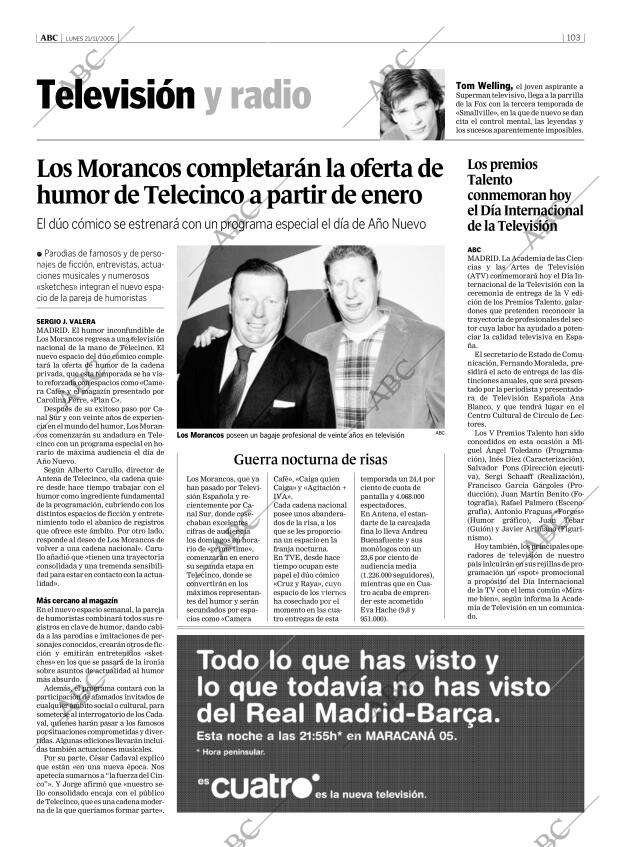 ABC MADRID 21-11-2005 página 103
