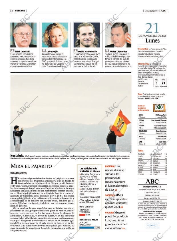 ABC MADRID 21-11-2005 página 2