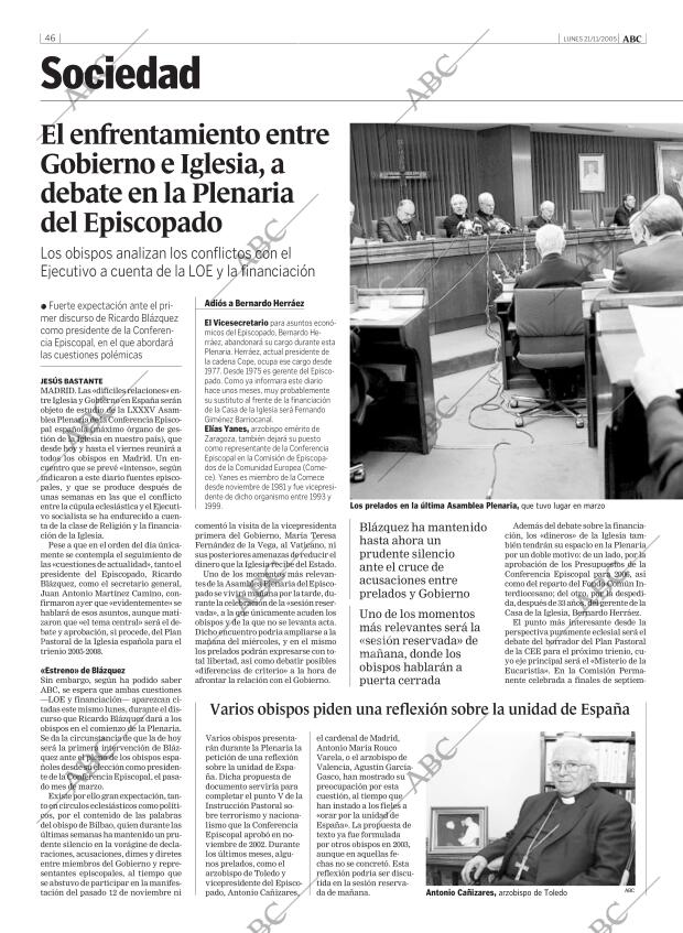 ABC MADRID 21-11-2005 página 46