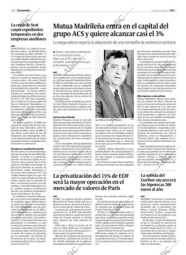 ABC MADRID 21-11-2005 página 82