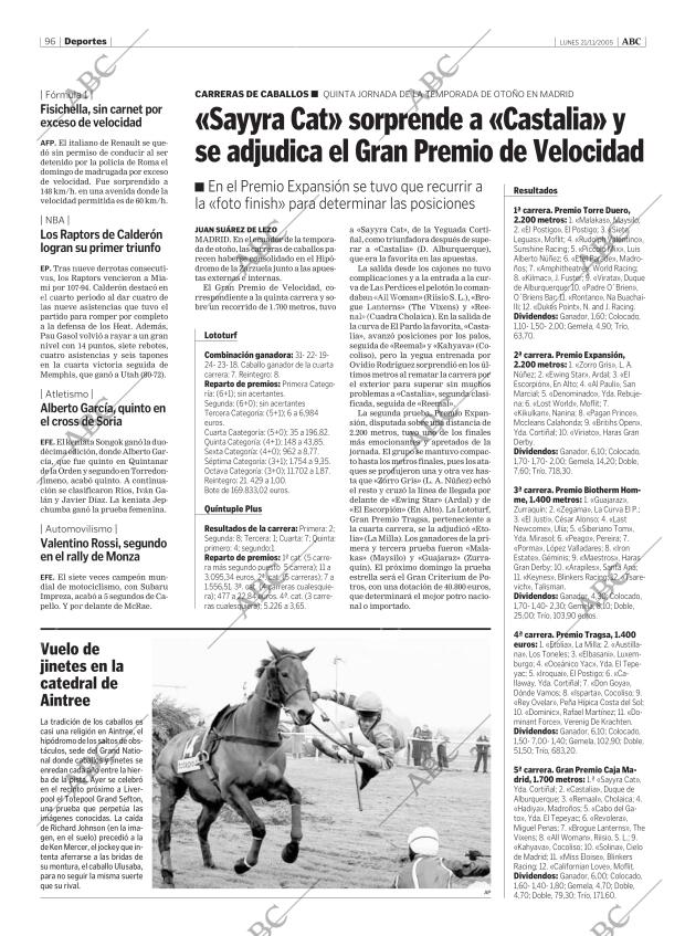 ABC MADRID 21-11-2005 página 96