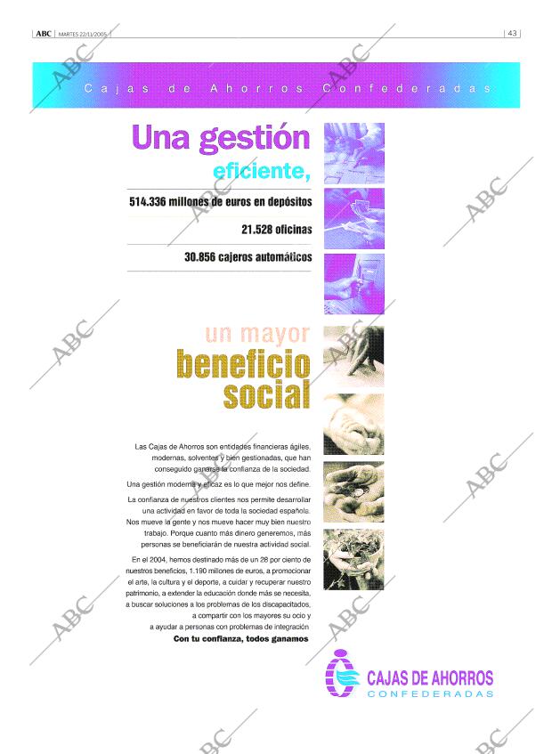 ABC MADRID 22-11-2005 página 43