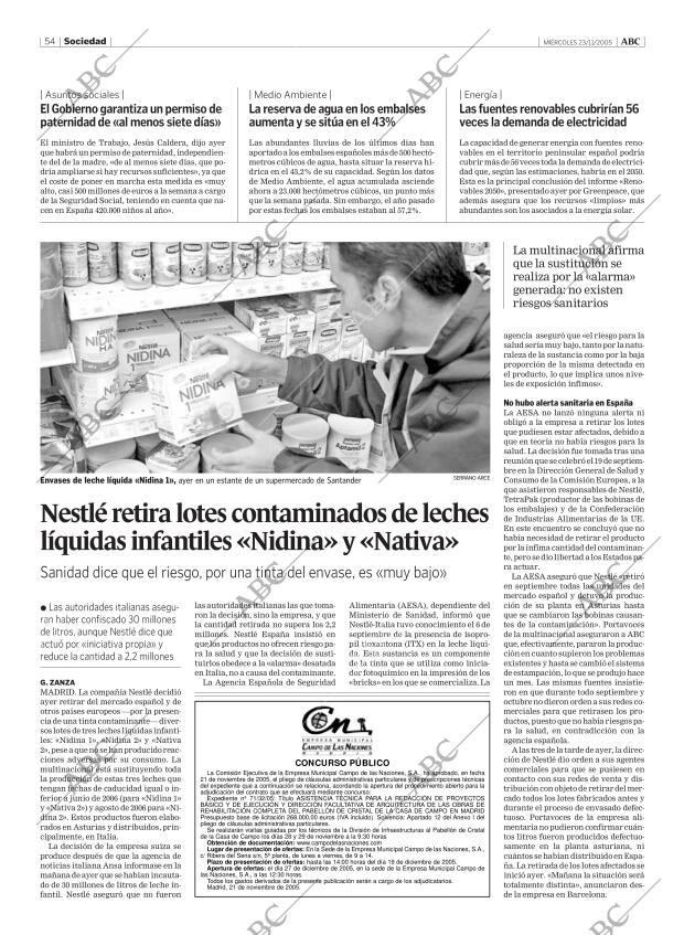 ABC MADRID 23-11-2005 página 54