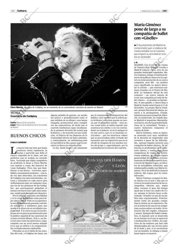 ABC MADRID 23-11-2005 página 64
