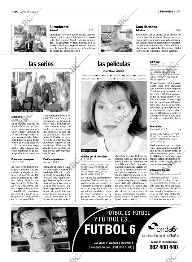 ABC MADRID 24-11-2005 página 105