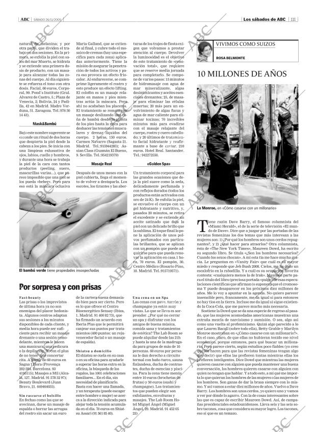 ABC MADRID 26-11-2005 página 111