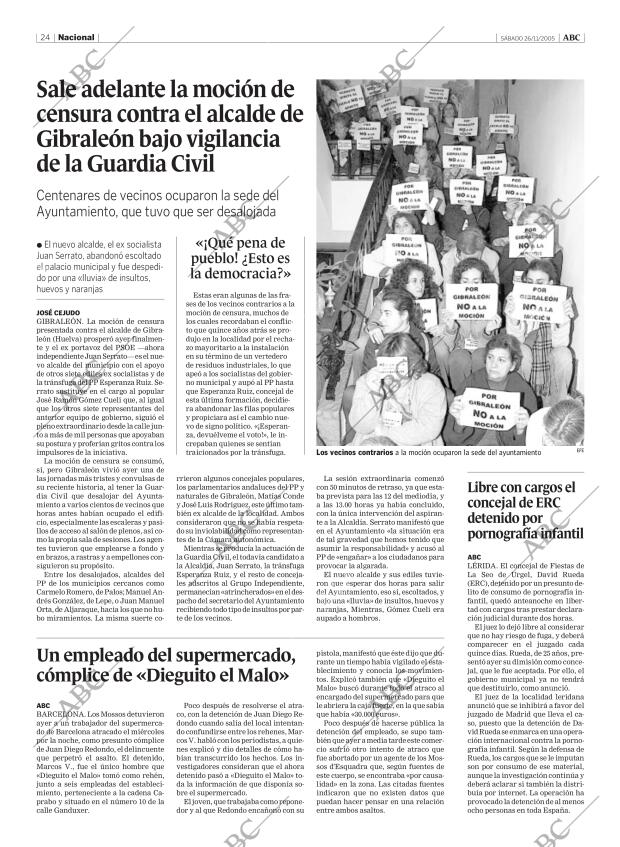 ABC MADRID 26-11-2005 página 24