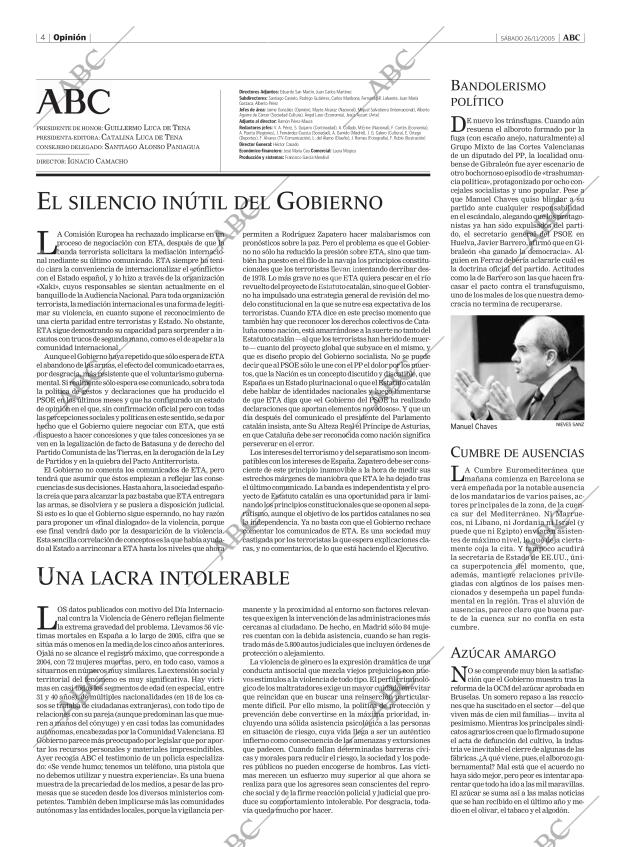 ABC MADRID 26-11-2005 página 4