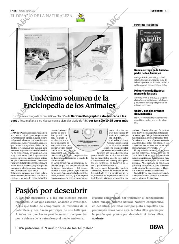 ABC MADRID 26-11-2005 página 57