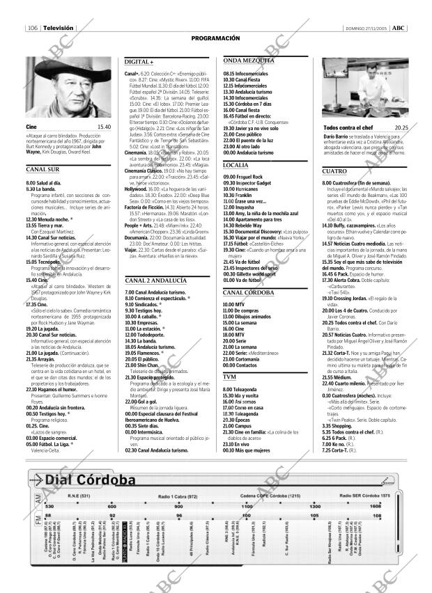 ABC CORDOBA 27-11-2005 página 106