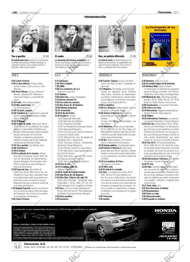 ABC CORDOBA 27-11-2005 página 107
