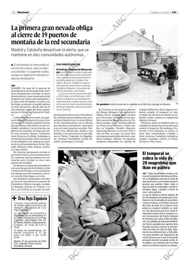 ABC CORDOBA 27-11-2005 página 22