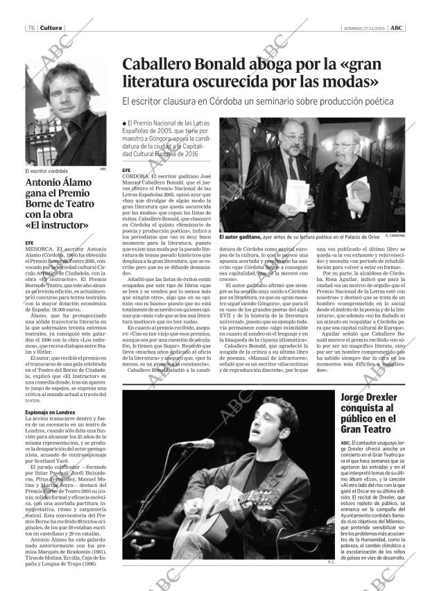 ABC CORDOBA 27-11-2005 página 76