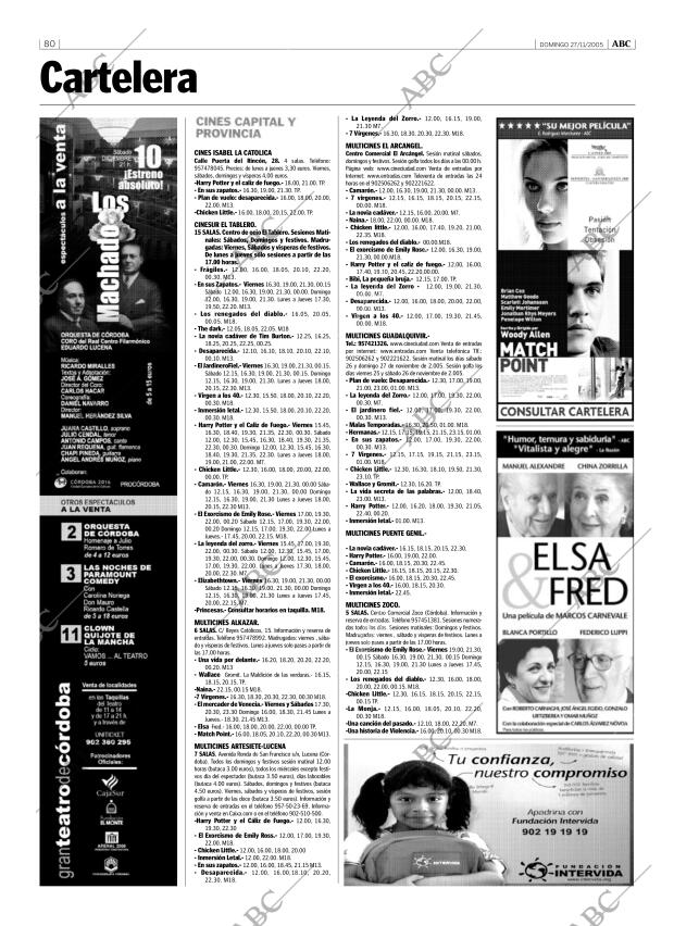 ABC CORDOBA 27-11-2005 página 80