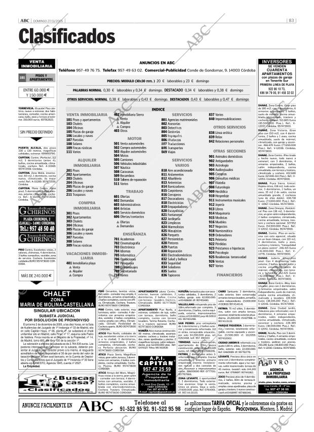 ABC CORDOBA 27-11-2005 página 83