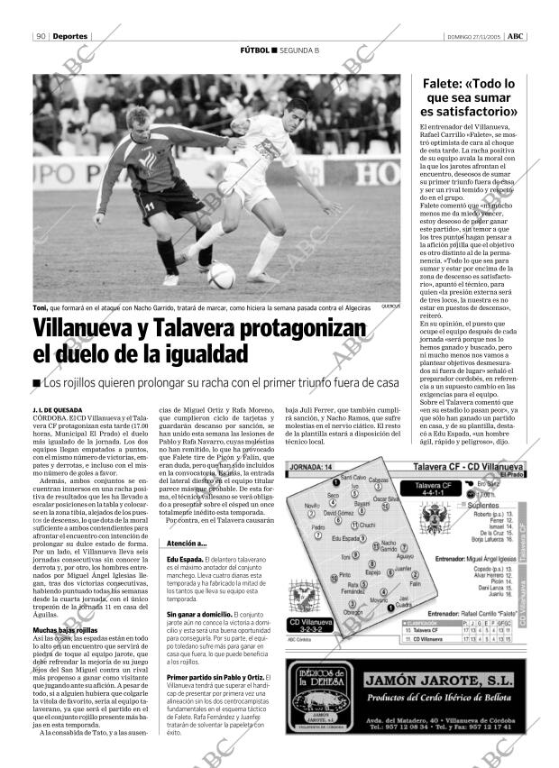 ABC CORDOBA 27-11-2005 página 90
