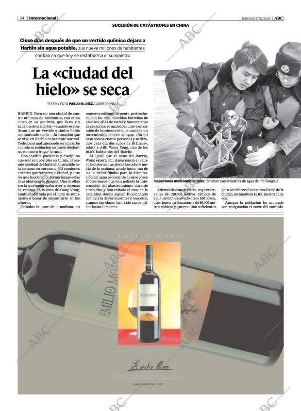 ABC MADRID 27-11-2005 página 34