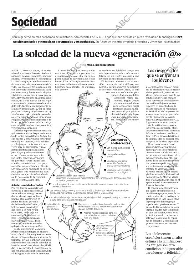 ABC MADRID 27-11-2005 página 68