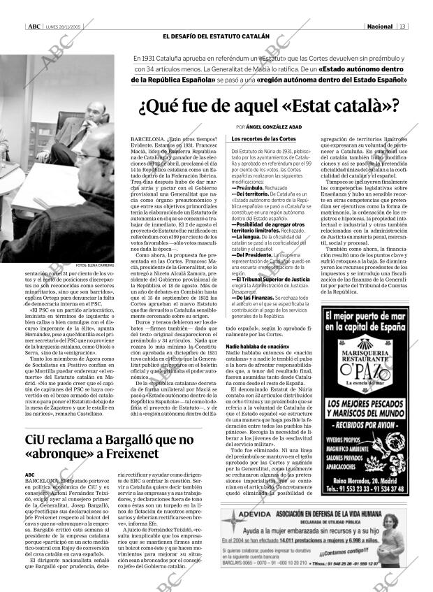 ABC MADRID 28-11-2005 página 13