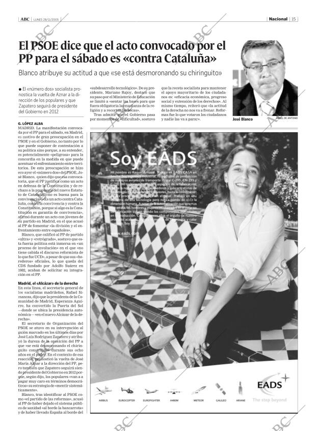 ABC MADRID 28-11-2005 página 15