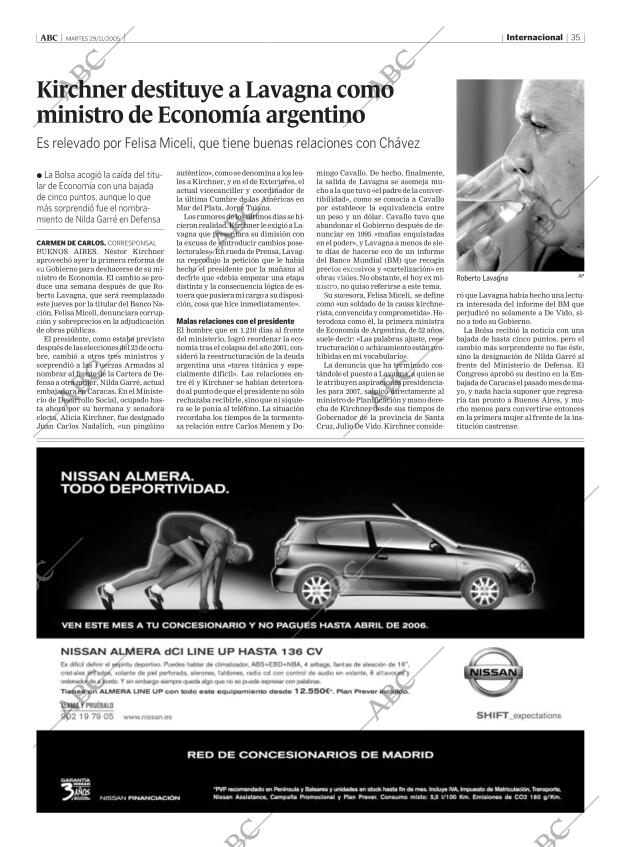 ABC MADRID 29-11-2005 página 35