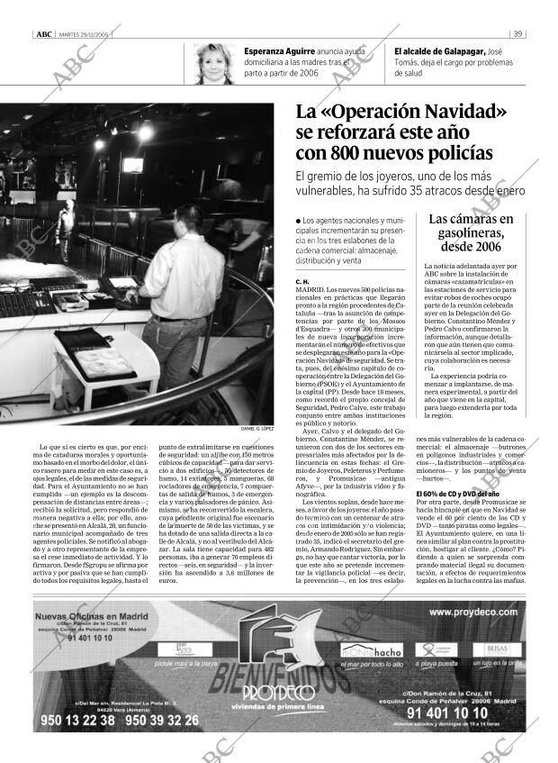 ABC MADRID 29-11-2005 página 39