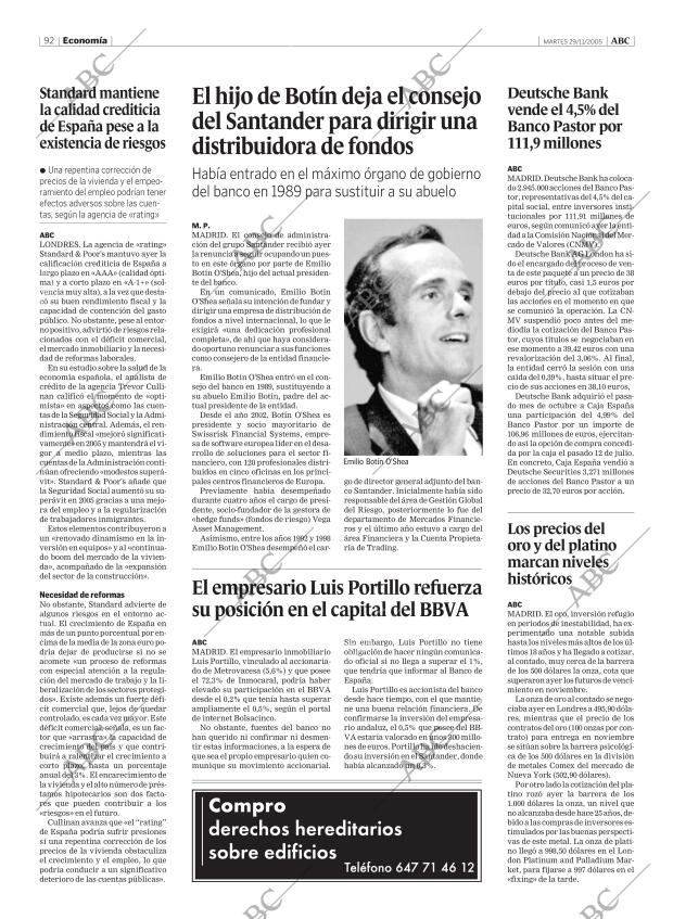 ABC MADRID 29-11-2005 página 92