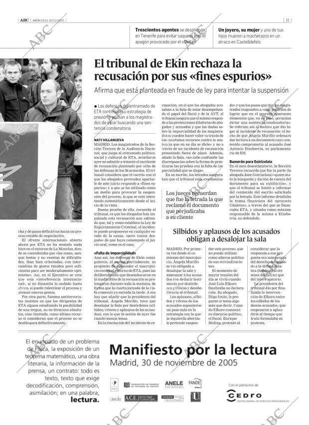 ABC CORDOBA 30-11-2005 página 11