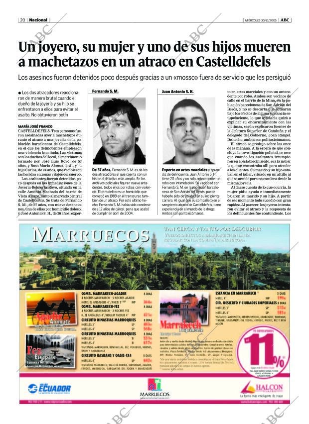 ABC CORDOBA 30-11-2005 página 20
