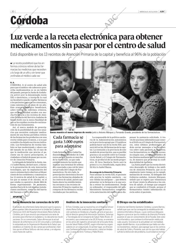 ABC CORDOBA 30-11-2005 página 30