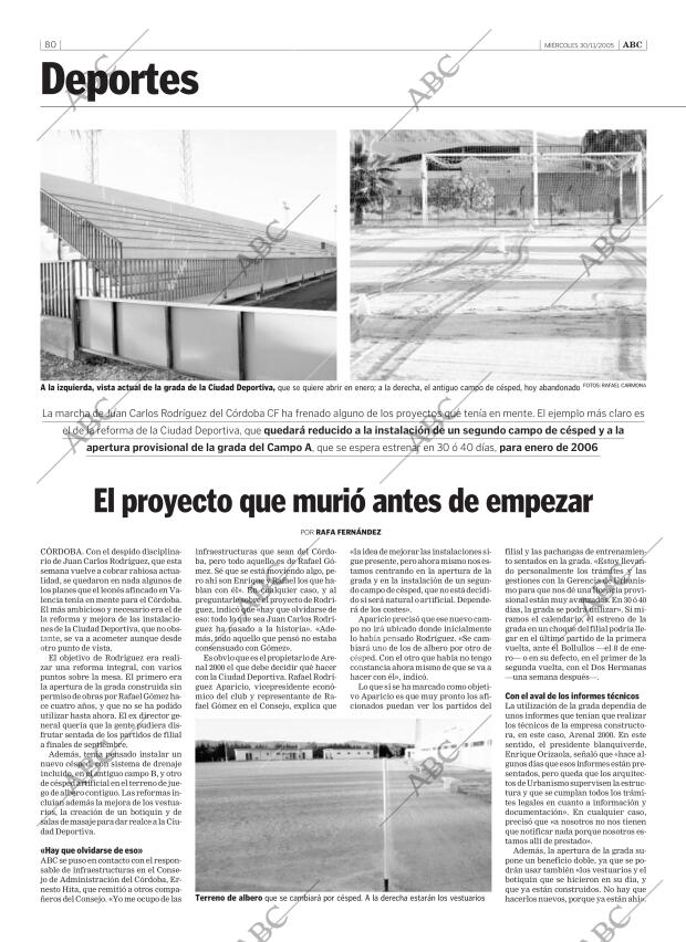 ABC CORDOBA 30-11-2005 página 80