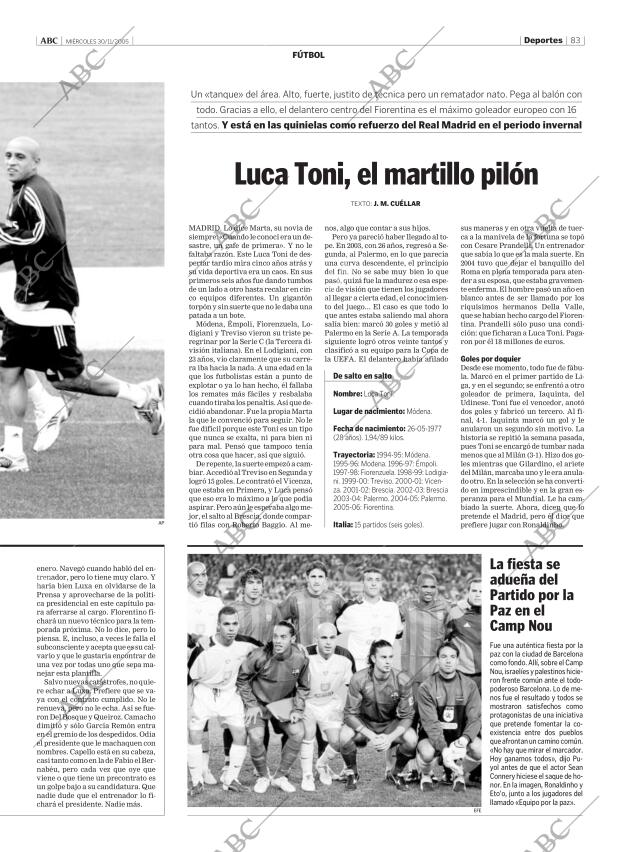 ABC CORDOBA 30-11-2005 página 83