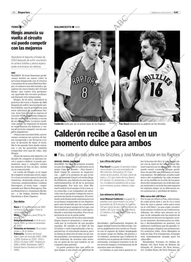 ABC CORDOBA 30-11-2005 página 86