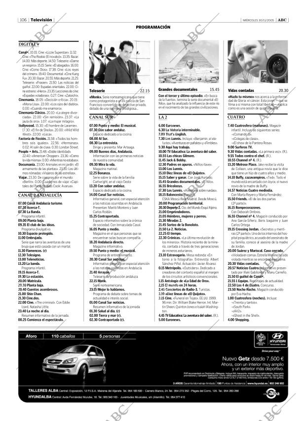 ABC SEVILLA 30-11-2005 página 106