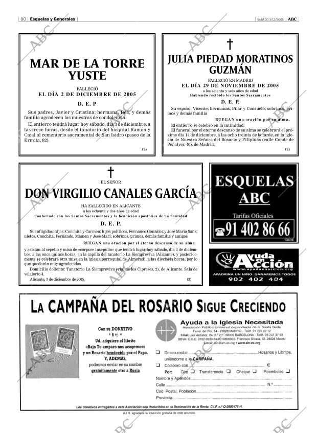 ABC MADRID 03-12-2005 página 80
