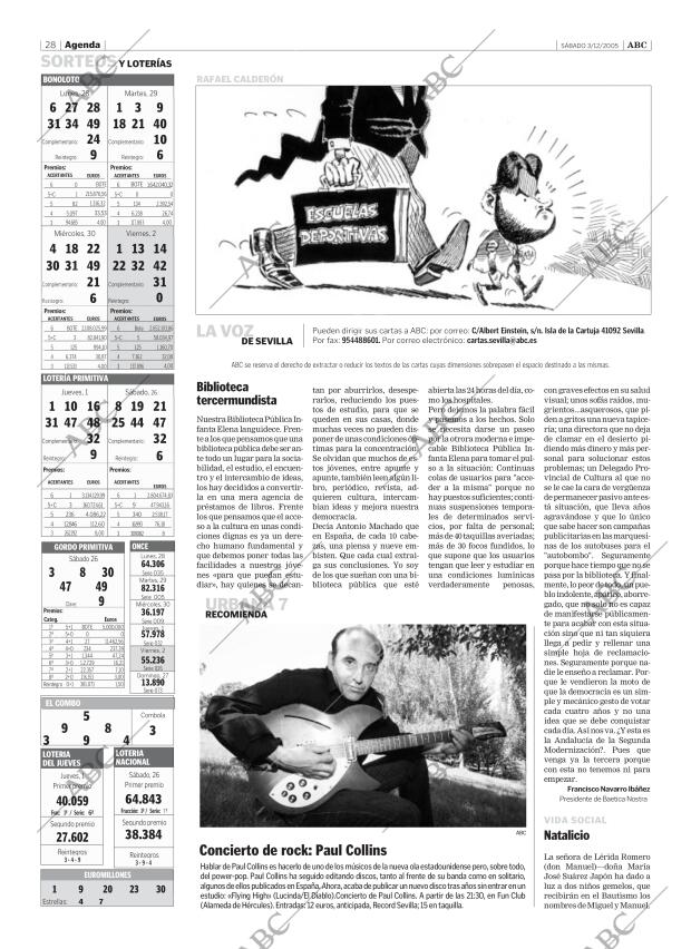 ABC SEVILLA 03-12-2005 página 28