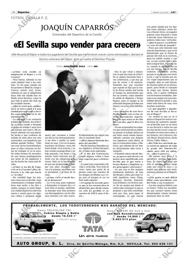 ABC SEVILLA 03-12-2005 página 94